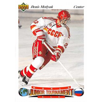 Řadové karty - Metlyuk Denis - 1991-92 Upper Deck Czech World Juniors No.14