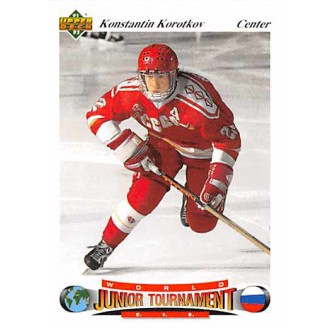 Řadové karty - Korotkov Konstantin - 1991-92 Upper Deck Czech World Juniors No.15