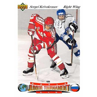 Řadové karty - Krivokrasov Sergei - 1991-92 Upper Deck Czech World Juniors No.19
