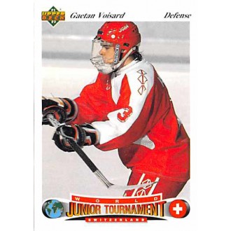 Řadové karty - Voisard Gaetan - 1991-92 Upper Deck Czech World Juniors No.25