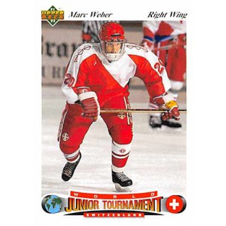 Řadové karty - Weber Marc - 1991-92 Upper Deck Czech World Juniors No.27