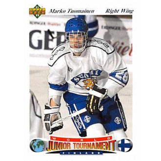 Řadové karty - Tuomainen Marko - 1991-92 Upper Deck Czech World Juniors No.38