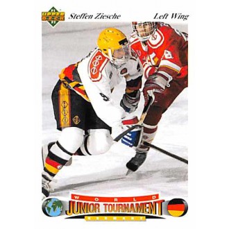 Řadové karty - Ziesche Steffen - 1991-92 Upper Deck Czech World Juniors No.42