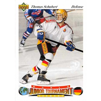 Řadové karty - Schubert Thomas - 1991-92 Upper Deck Czech World Juniors No.44