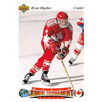 Řadové karty - Hughes Ryan - 1991-92 Upper Deck Czech World Juniors No.47