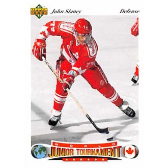 Řadové karty - Slaney John - 1991-92 Upper Deck Czech World Juniors No.54