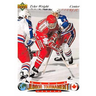 Řadové karty - Wright Tyler - 1991-92 Upper Deck Czech World Juniors No.60