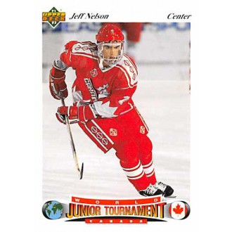 Řadové karty - Nelson Jeff - 1991-92 Upper Deck Czech World Juniors No.63