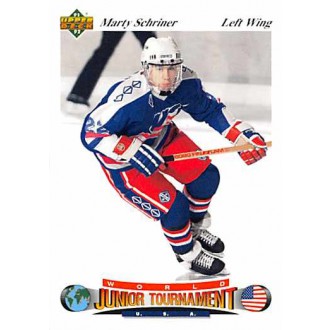 Řadové karty - Schriner Marty - 1991-92 Upper Deck Czech World Juniors No.68