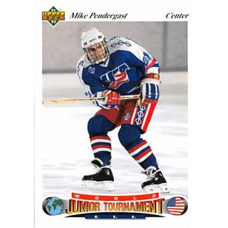 Řadové karty - Pendergast Mike - 1991-92 Upper Deck Czech World Juniors No.69