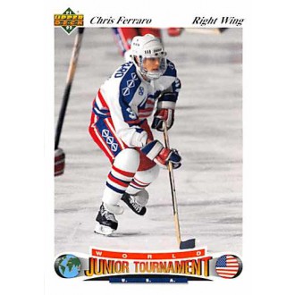 Řadové karty - Ferraro Chris - 1991-92 Upper Deck Czech World Juniors No.74