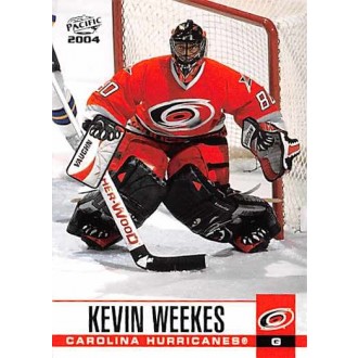 Řadové karty - Weekes Kevin - 2003-04 Pacific No.67