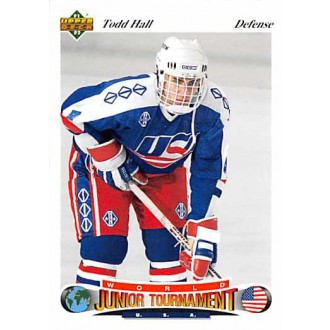 Řadové karty - Hall Todd - 1991-92 Upper Deck Czech World Juniors No.77