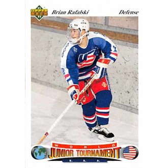 Řadové karty - Rafalski Brian - 1991-92 Upper Deck Czech World Juniors No.78