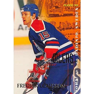 Řadové karty - Olausson Fredrik - 1994-95 Fleer No.73