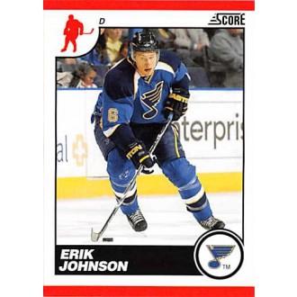 Řadové karty - Johnson Erik - 2010-11 Score No.421