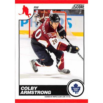 Řadové karty - Armstrong Colby - 2010-11 Score No.449