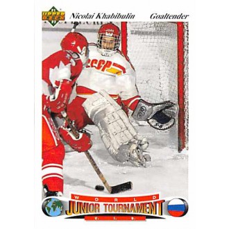 Řadové karty - Khabibulin Nikolai - 1991-92 Upper Deck Czech World Juniors No.13
