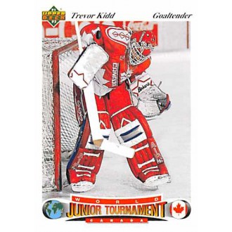 Řadové karty - Kidd Trevor - 1991-92 Upper Deck Czech World Juniors No.58