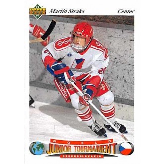 Řadové karty - Straka Martin - 1991-92 Upper Deck Czech World Juniors No.99
