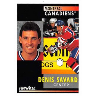 Řadové karty - Savard Denis - 1991-92 Pinnacle No.28