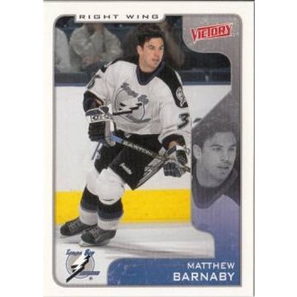 Řadové karty - Barnaby Matthew - 2001-02 Victory No.323
