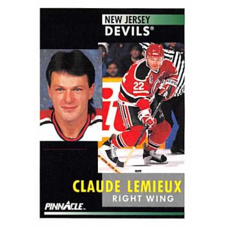 Řadové karty - Lemieux Claude - 1991-92 Pinnacle No.70