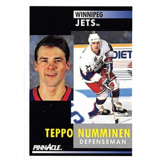 Řadové karty - Numminen Teppo - 1991-92 Pinnacle No.166