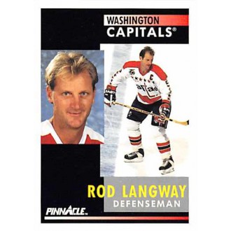 Řadové karty - Langway Rod - 1991-92 Pinnacle No.195