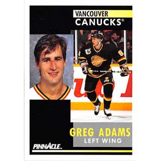 Řadové karty - Adams Greg - 1991-92 Pinnacle No.218