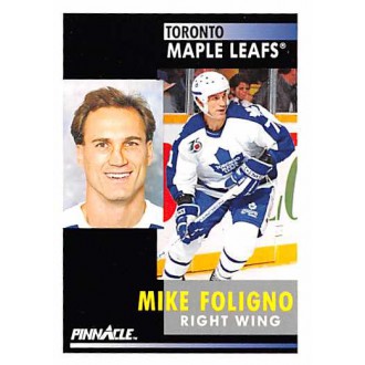 Řadové karty - Foligno Mike - 1991-92 Pinnacle No.292