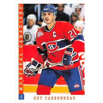 Řadové karty - Carbonneau Guy - 1993-94 Score Canadian No.51