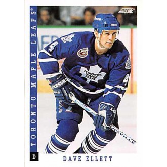 Řadové karty - Ellett Dave - 1993-94 Score Canadian No.119