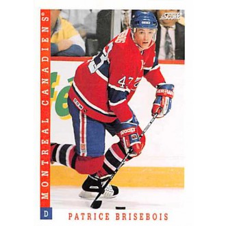 Řadové karty - Brisebois Patrice - 1993-94 Score Canadian No.163