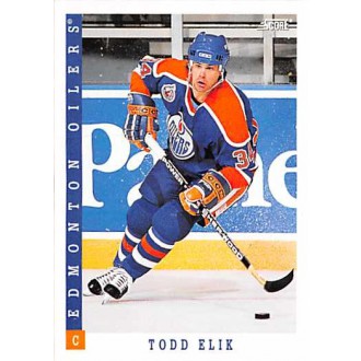 Řadové karty - Elik Todd - 1993-94 Score Canadian No.185