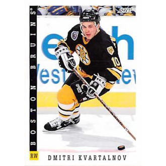Řadové karty - Kvartalnov Dmitri - 1993-94 Score Canadian No.187