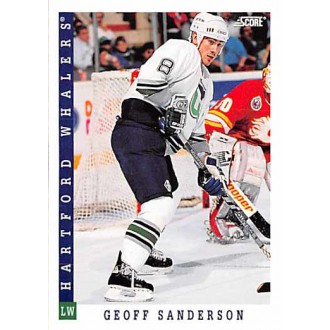 Řadové karty - Sanderson Geoff - 1993-94 Score Canadian No.213