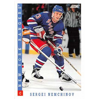 Řadové karty - Nemchinov Sergei - 1993-94 Score Canadian No.218