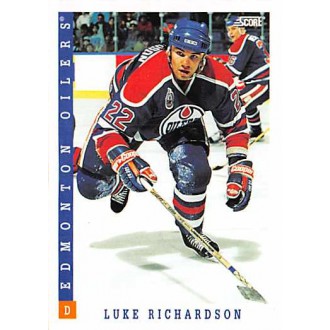 Řadové karty - Richardson Luke - 1993-94 Score Canadian No.252