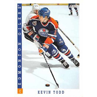 Řadové karty - Todd Kevin - 1993-94 Score Canadian No.338