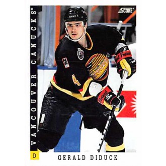 Řadové karty - Diduck Gerald - 1993-94 Score Canadian No.356