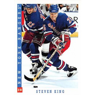 Řadové karty - King Steven - 1993-94 Score Canadian No.382