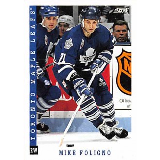 Řadové karty - Foligno Mike - 1993-94 Score Canadian No.387