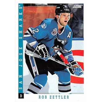Řadové karty - Zettler Rob - 1993-94 Score Canadian No.413