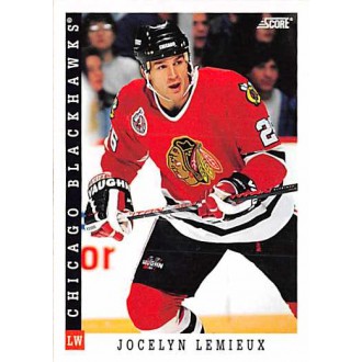 Řadové karty - Lemieux Jocelyn - 1993-94 Score Canadian No.420