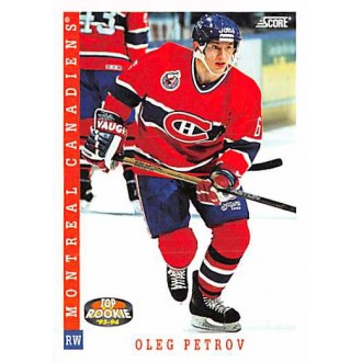 Řadové karty - Petrov Oleg - 1993-94 Score Canadian No.459