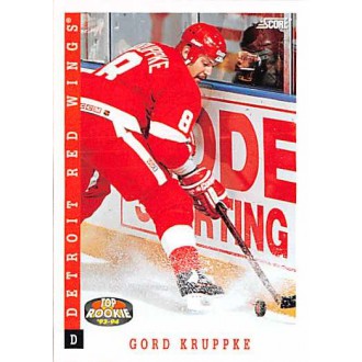 Řadové karty - Kruppke Gord - 1993-94 Score Canadian No.467