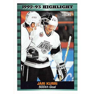 Řadové karty - Kurri Jari - 1993-94 Score Canadian No.446