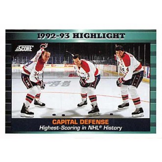 Řadové karty - Hatcher Kevin, Iafrate Al, Cote Sylvain - 1993-94 Score Canadian No.450