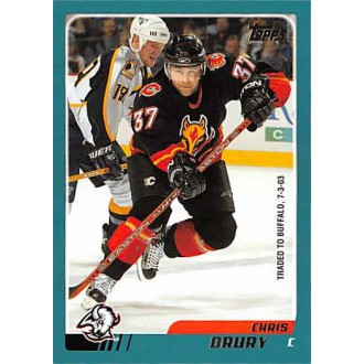 Řadové karty - Drury Chris - 2003-04 Topps No.126